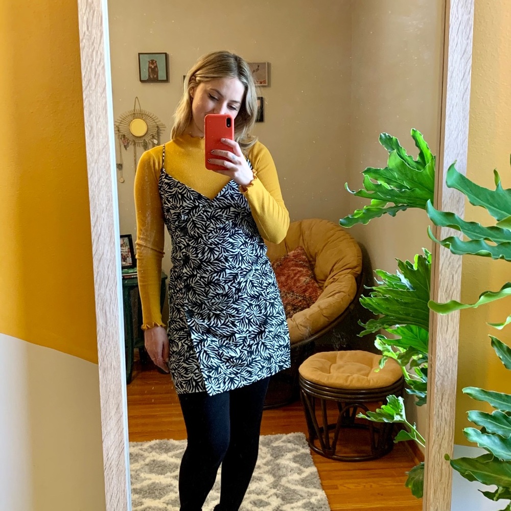 Topshop tropical dress